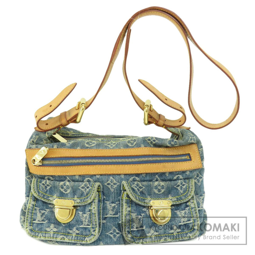 Louis Vuitton Baggy Shoulder Bag Monogram Denim